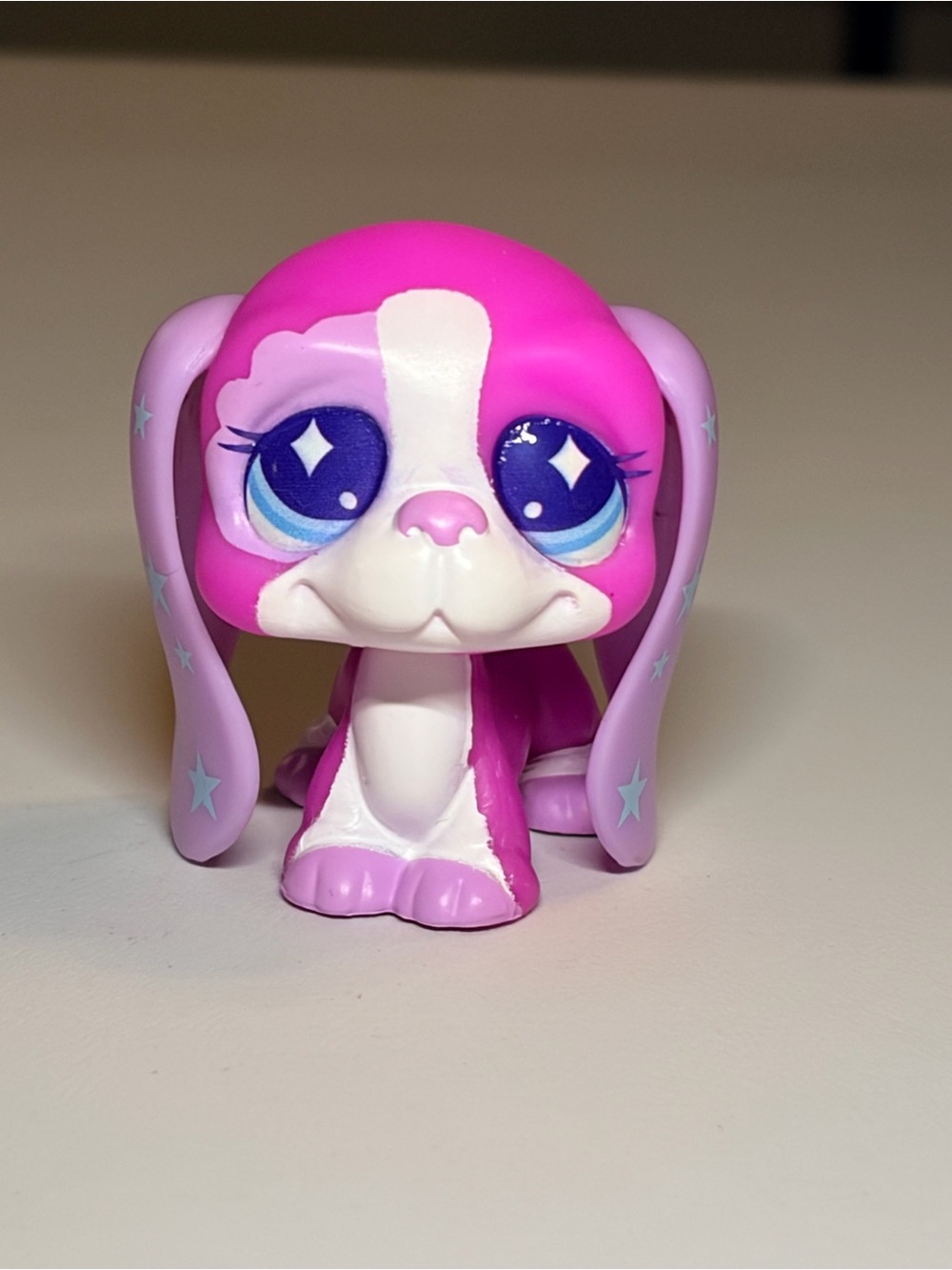 Littlest Pet Shop Pink & White Bunny Figure - Cute Collectible